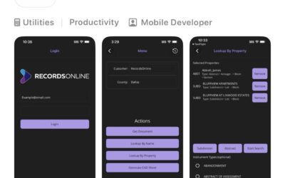 RecordsOnline Launches ROMobile App, Bringing 92-County Licensed Texas Property Records Plants to iPhone and Android